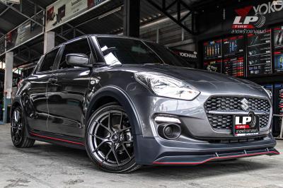 รถ - SUZUKI SWIFT (ป้ายแดง) A2L ล้อแม็ก - LENSO Jager Dyna HD สเปค -17x7.5 ET35 4x100
รัดยาง - YOKOHAMA ES32 เบอร์ - 205/45-17