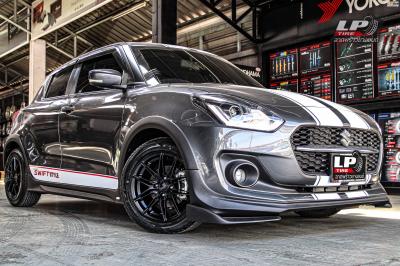 รถ - SUZUKI SWIFT III A2L ล้อแม็ก - LENSO JAGER NOVA ดำด้าน สเปค -15x7 ET35 4x100
รัดยาง -deestone carreras r702 เบอร์ - 195/55 R15