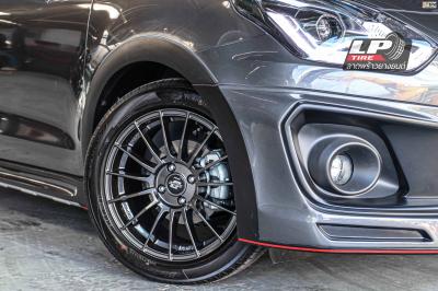 รถ - SUZUKI SWIFT III A2L ป้ายแดง ล้อแม็ก - LENSO ProjectD RACE5 HD สเปค - 16x7 ET40 4x100 ยาง - YOKOHAMA ES32 เบอร์ - 205/50-16