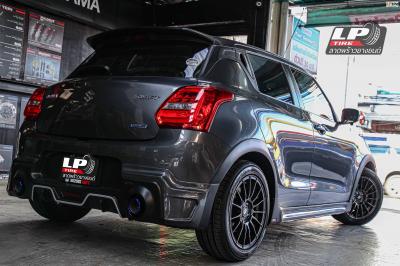 รถ - SUZUKI SWIFT III A2L ป้ายแดง ล้อแม็ก - LENSO ProjectD RACE5 HD สเปค - 16x7 ET40 4x100 ยาง - YOKOHAMA ES32 เบอร์ - 205/50-16