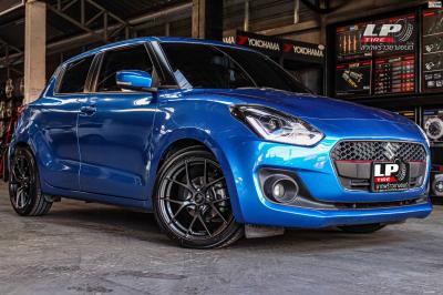 รถ - SUZUKI SWIFT ล้อแม็ก - LENSO Jager Dyna HD สเปค - 17x7.5 ET35 4x100
ยาง - YOKOHAMA ES32 เบอร์ - 205/45-17