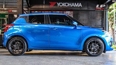 รถ - SUZUKI SWIFT ล้อแม็ก - LENSO Jager Dyna HD สเปค - 17x7.5 ET35 4x100
ยาง - YOKOHAMA ES32 เบอร์ - 205/45-17