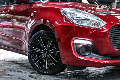 รถ - SUZUKI SWIFT A2L ล้อแม็ก - LENSO Jager Gamma ดำมิลลิ่งเงิน สเปค - 15x7 ET35 4x100
รัดยาง - YOKOHAMA A-DRIVE AA01 เบอร์ - 195/55-15