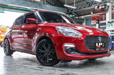 รถ - SUZUKI SWIFT A2L ล้อแม็ก - LENSO Jager Gamma ดำมิลลิ่งเงิน สเปค - 15x7 ET35 4x100
รัดยาง - YOKOHAMA A-DRIVE AA01 เบอร์ - 195/55-15