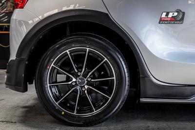 รถ - SUZUKI SWIFT ล้อแม็ก - ENKEI WSQ31 DRACO ดำหน้าเงา ขอบ - 15x6.5 ET38 4x100 ยาง - ALLIANCE AL30 030Ex เบอร์ - 195/55-15