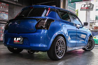 รถ - SUZUKI SWIFT ล้อแม็ก - NK Performance NK30 (RE30) Flowforming Fomular Silver ขอบ - 17x8 ET38 4x100 ยาง - FIRENZA ST-01A เบอร์ - 205/45-17