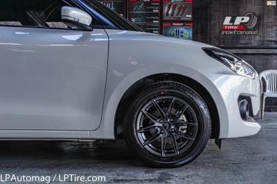 
รถ - SUZUKI SWIFT A2L ป้ายแดง ล้อแม็ก - LENSO Jager Nova เทาด้าน สเปค - 15x7 ET35 4x100
ยางเดิม 195/60R15
