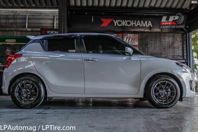 
รถ - SUZUKI SWIFT A2L ป้ายแดง ล้อแม็ก - LENSO Jager Nova เทาด้าน สเปค - 15x7 ET35 4x100
ยางเดิม 195/60R15
