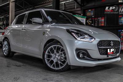 รถ - SUZUKI SWIFT ล้อแม็ก - MOMO H701 Raptor Hyper silver ขอบ - 17x7.5 ET40 4x100 ยาง - YOKOHAMA V701 เบอร์ - 205/45-17