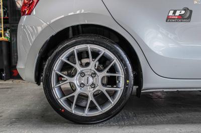 รถ - SUZUKI SWIFT ล้อแม็ก - MOMO H701 Raptor Hyper silver ขอบ - 17x7.5 ET40 4x100 ยาง - YOKOHAMA V701 เบอร์ - 205/45-17