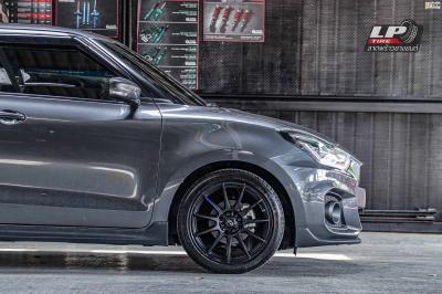 รถ - SUZUKI SWIFT ล้อแม็ก -ENKEI SC22 ดำด้าน ขอบ - 17x7 ET40 4x100-4x114.3 ยาง -FIRENZA ST-01A เบอร์ - 205/45-17