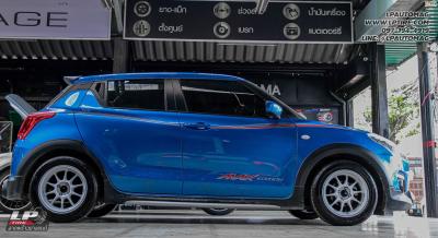 รถ - SUZUKI SWIFT ล้อแม็ก - ENKEI SC55 ขาว สเปค - 15x7 ET28 4x100 ยาง - BRIDGESTONE RE004
เบอร์ - 195/55-15