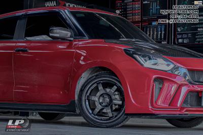 รถ -SUZUKI SWIFT ล้อแม็ก - NK Performance NK37-D (te37) Flowforming DGM สเปค - 17x8 ET40 4x100 ยาง - HANKOOK เบอร์ -205/45-17