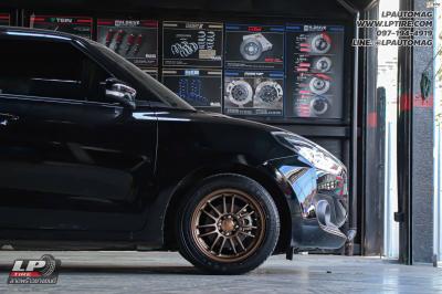 รถ -SUZUKI SWIFT ล้อแม็ก - NK Performance NK30 (RE30) Flowforming น้ำตาล สเปค - 15x7 ET35 4x100 ยาง - YOKOHAMA A-DRIVE AA01 เบอร์ - 195/55-15