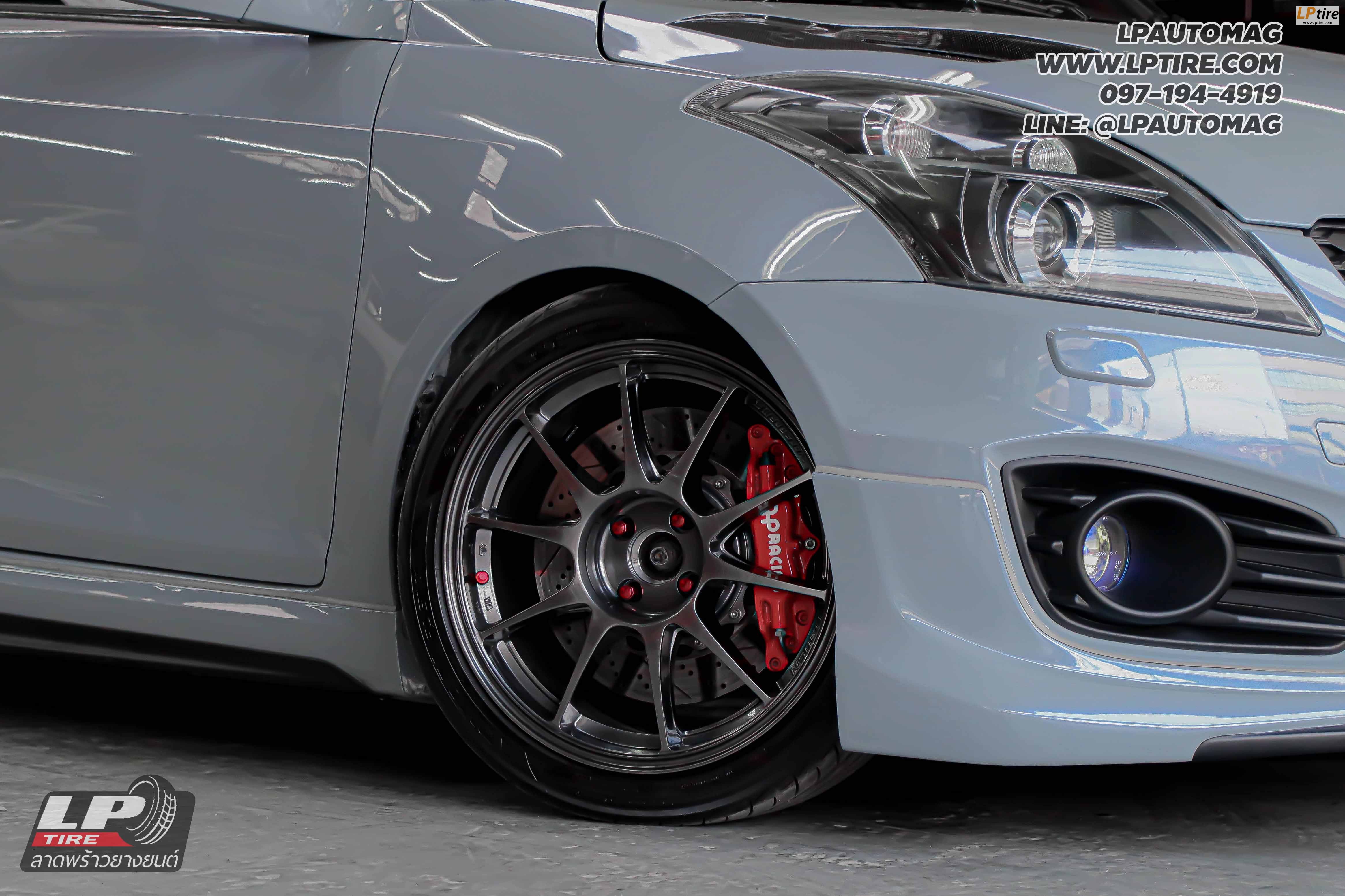 รถ -SUZUKI SWIFT ล้อแม็ก - APEX ZX113 (TC105N) HB สเปค - 17x7.5 ET35 4x100 ยาง - YOKOHAMA
เบอร์ - 205/45-17