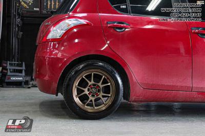 รถ -SUZUKI SWIFT ล้อแม็ก - SSW S104 ทองขอบทอง สเปค - 15x6.5 ET40 4x100 ยาง - LENSO D-1CS
เบอร์ -195/55-15