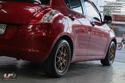 รถ -SUZUKI SWIFT ล้อแม็ก - SSW S104 ทองขอบทอง สเปค - 15x6.5 ET40 4x100 ยาง - LENSO D-1CS
เบอร์ -195/55-15