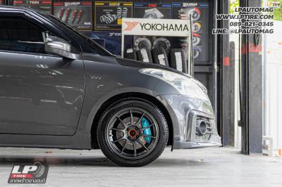 รถ - SUZUKI SWIFT ล้อแม็ก -NK Performance NK105N Flowforming NK Dark สเปค -16x7 ET35 4x100
ยางรถยนต์ - MICHELIN ENERGE XM2 เบอร์ - 185/55 R16 ชุดเบรค -AP Racing CP7600 4pots 285mm.