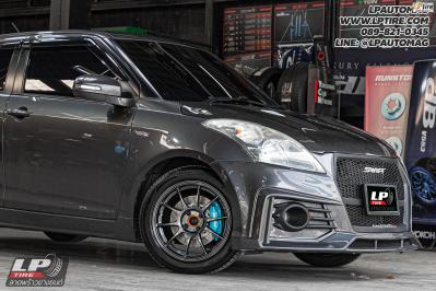 รถ - SUZUKI SWIFT ล้อแม็ก -NK Performance NK105N Flowforming NK Dark สเปค -16x7 ET35 4x100
ยางรถยนต์ - MICHELIN ENERGE XM2 เบอร์ - 185/55 R16 ชุดเบรค -AP Racing CP7600 4pots 285mm.