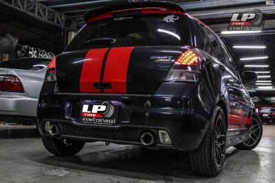 รถ -SUZUKI SWIFT II AZG ล้อแม็ก - TORQ JGB ดำหน้าเงา สเปค - 15x7 ET35 4x100
รัดยาง - DEESTONE R702 เบอร์ - 195/55-15