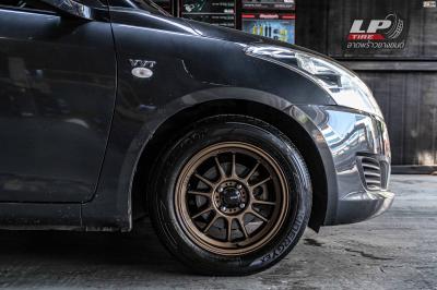 รถ - SUZUKI SWIFT II AZG ล้อแม็ก - KONIG N781 น้ำตาล(MBR2K) สเปค - 15x7.5 ET35 4x100
รัดยาง - ยางเดิม