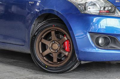 รถ - SUZUKI SWIFT ล้อแม็ก -Sia Edition 6313 (TE37) ขอบ - 15x7 ET35 4x100 ยาง - ALLIANCE AL30 030Ex เบอร์ - 195/55-15