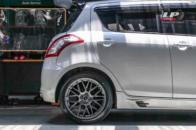 รถ - SUZUKI SWIFT ล้อแม็ก - SSW S348 เทากัน ขอบ - 17x8 ET38 4x100 ยาง - YOKOHAMA ES32 เบอร์ - 205/45-17