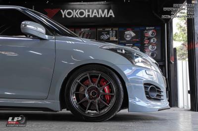 รถ -SUZUKI SWIFT ล้อแม็ก - APEX ZX113 (TC105N) HB สเปค - 17x7.5 ET35 4x100 ยาง - YOKOHAMA
เบอร์ - 205/45-17