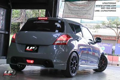 รถ -SUZUKI SWIFT ล้อแม็ก - APEX ZX113 (TC105N) HB สเปค - 17x7.5 ET35 4x100 ยาง - YOKOHAMA
เบอร์ - 205/45-17