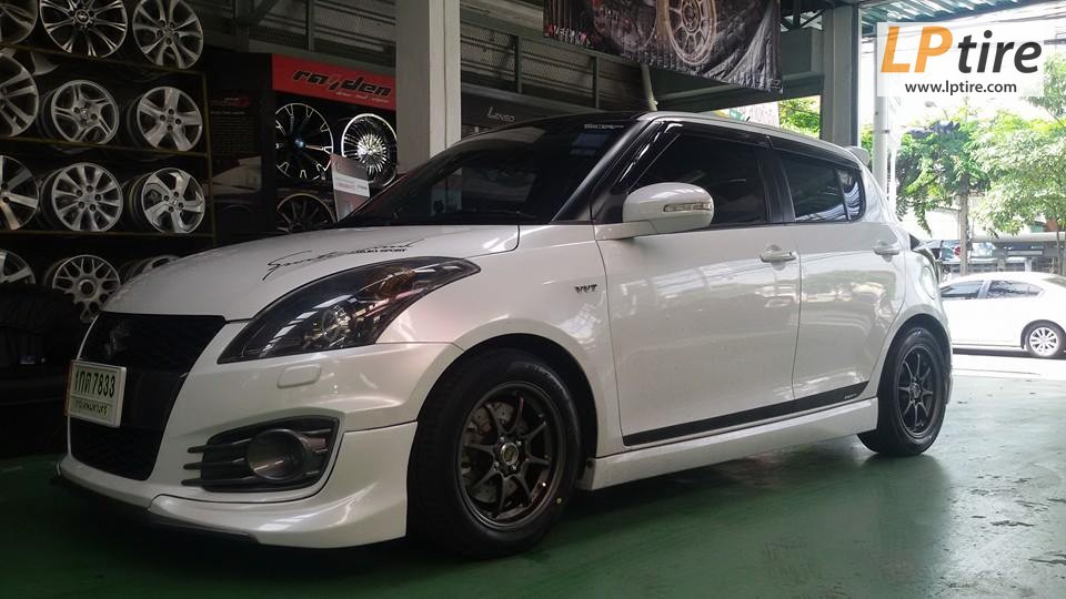 Suzuki Swift เปลี่ยนแม็ก ce28 7-15