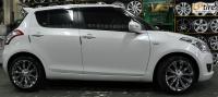 Suzuki Swift + ล้อแม็ก Cosmic Venerdi Madelena 17นิ้ว สี Chrome3D + ยาง YOKOHAMA A-DRIVE R1 205/45R17