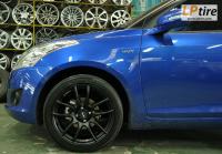 Suzuki Swift + ล้อแม็ก Lenso Project-D Spec E (PDE) 17นิ้ว สีดำด้าน + ยาง YOKOHAMA V551 205/45-17