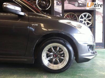 Suzuki Swift เปลี่ยนแม็กลาย Watanabe 8x15