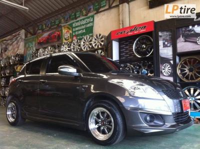 Suzuki Swift เปลี่ยนแม็กลาย Watanabe 8x15