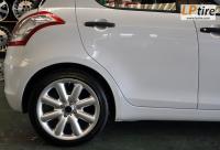 Suzuki Swift + ล้อแม็ก TAW MINI 17นิ้ว สี Hyper Silver + ยาง DUNLOP LM703 205/45-17