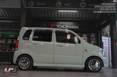 รถ - Suzuki Wagon R ล้อแม็ก - APEX APT0241 หมูกระทะ สเปค - 14x5.5 ET30 4x100-4x114.3 ยาง -GOODRIDE RP88 เบอร์ - 165/55-14