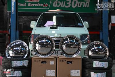 รถ - Suzuki Wagon R ล้อแม็ก - APEX APT0241 หมูกระทะ สเปค - 14x5.5 ET30 4x100-4x114.3 ยาง -GOODRIDE RP88 เบอร์ - 165/55-14