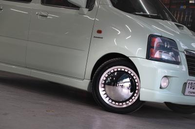 รถ - Suzuki Wagon R ล้อแม็ก - APEX APT0241 หมูกระทะ สเปค - 14x5.5 ET30 4x100-4x114.3 ยาง -GOODRIDE RP88 เบอร์ - 165/55-14