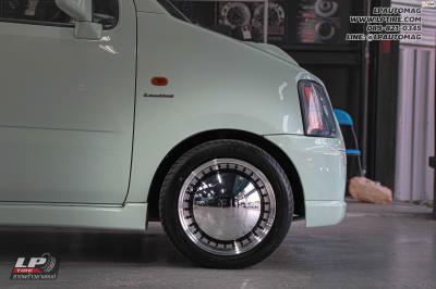 รถ - Suzuki Wagon R ล้อแม็ก - APEX APT0241 หมูกระทะ สเปค - 14x5.5 ET30 4x100-4x114.3 ยาง -GOODRIDE RP88 เบอร์ - 165/55-14