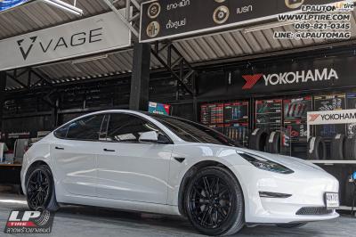 รถ - TESLA ล้อแม็ก - NEXX WHEEL XX03 BLACK MAT สเปค - 18x8.5 ET35 5x112-5x114.3 ยาง - MICHELIN เบอร์ - 235/45-18