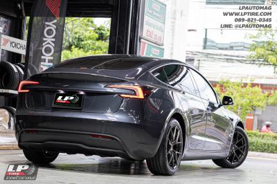 รถ - Tesla Model 3 ล้อแม็ก - LENSO Jager Dyna HD สเปค - 18x8.5 ET35 5x114.3 ใช้ยางเดิม