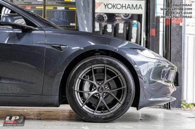 รถ - Tesla Model 3 ล้อแม็ก - LENSO Jager Dyna HD สเปค - 18x8.5 ET35 5x114.3 ใช้ยางเดิม