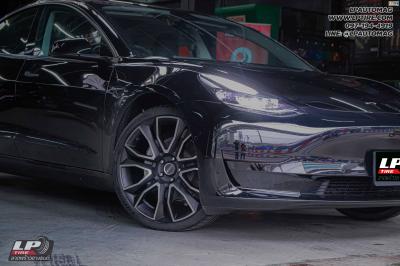 รถ - Tesla Model 3 ล้อแม็ก - WG PDW SOVEREIGN Matt black สเปค - 20x8.5 ET45 5x114.3 ยาง - MICHELIN Pilot Sport 4 เบอร์ - 235/35-20