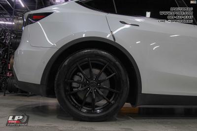 รถ - Tesla Model Y ล้อแม็ก - VAGE VF07 ดำด้าน สเปค - 19x8.5 ET35 5x114.3-5x112 ยาง - Hankook Ventus S1 Evo 3 K127 เบอร์ - 255/45 R19