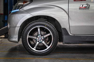 รถ - TOYOTA AVANZA ล้อแม็ก - MGW AF-P1078.3 ดำหน้าเงา สเปค - 15x6.5 ET38 4x100-4x114.3
รัดยาง -YOKOHAMA A-DRIVE AA01 เบอร์ - 195/55-15