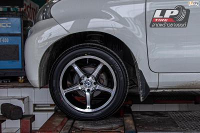 รถ - TOYOTA AVANZA II ล้อแม็ก - MGW AF-P1078.3 ดำหน้าเงา สเปค - 15x6.5 ET38 4x100-4x114.3
ยาง - ALLIANCE AL30 030Ex เบอร์- 195/55-15