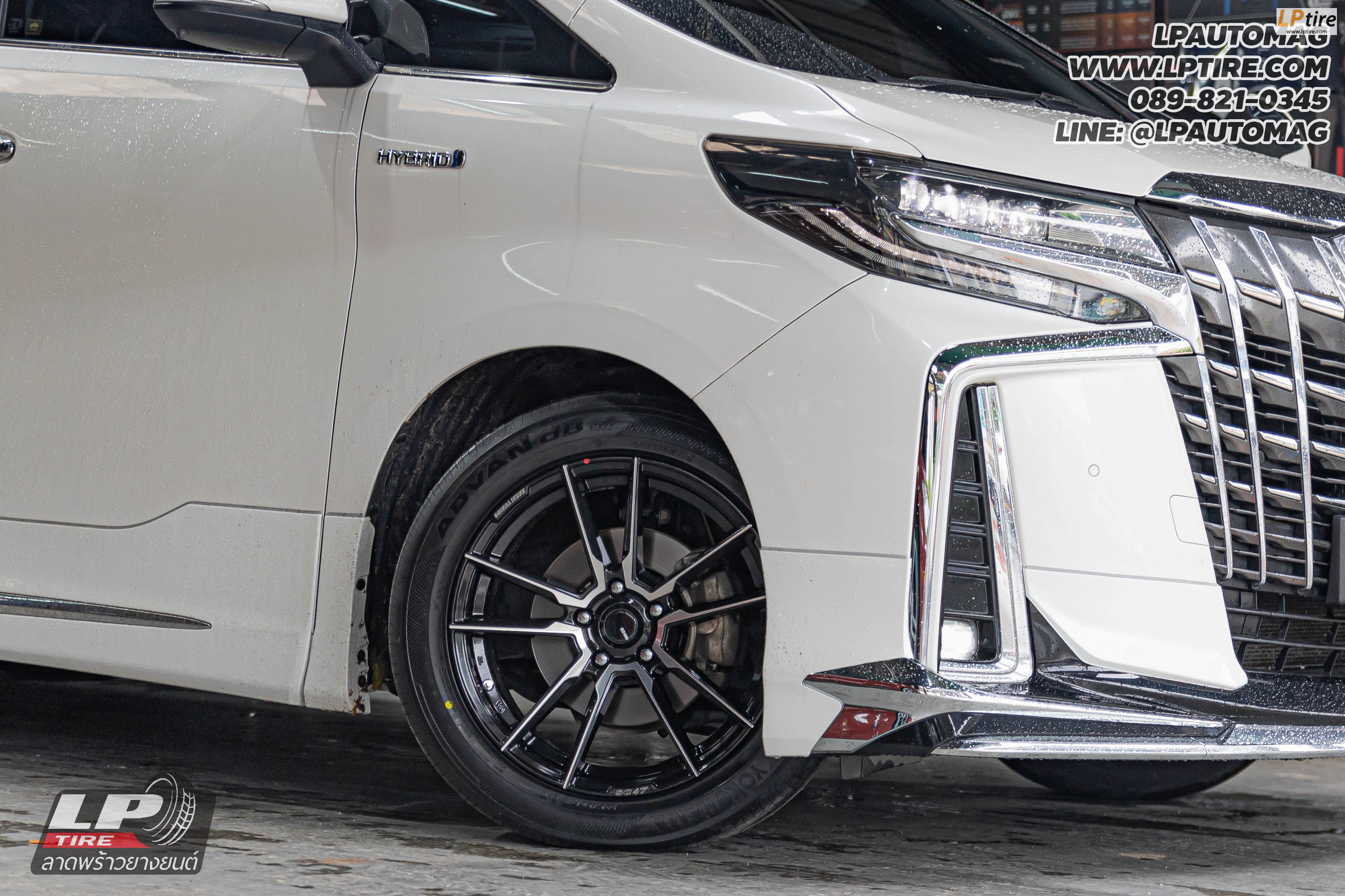 รถ - TOYOTA ALPHARD ล้อแม็ก - ENKEI SC47 สเปค - 18x8.5 ET40 5x114.3 ยาง - YOKOHAMA V553
เบอร์ - 235/50-18