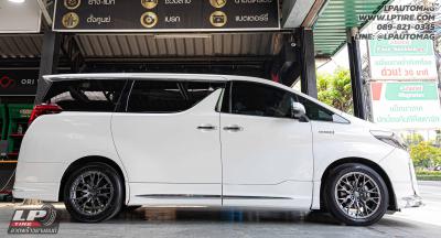 รถ - TOYOTA ALPHARD&nbsp;ล้อแม็ก - EmotionR VRG FlowForming Hyper Blackสเปค - 18x8.5 ET35 5x114.3
รัดยาง - YOKOHAMA V553 เบอร์ - 235/50-18