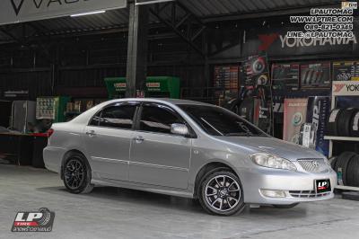 รถ - TOYOTA ALITS&nbsp;ล้อแม็ก - TK SMART MINI DOLPHIN ดำด้านหน้าเงา สเปค -15x7 ET35 4x100