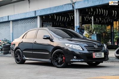 TOYOTA ALTIS จัดล้อโปรโมชั่น #Emotion-R 17x7.5 5H100 ดำด้าน #ByLENSO พร้อมยาง 215/45R17 #COSMIS